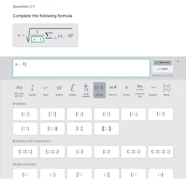 fill-blank-typing exercise