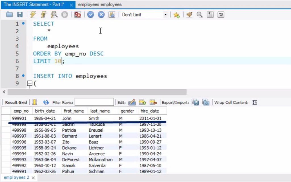 generate insert statements from table sql server