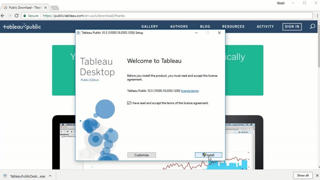 Download Tableau Public in three simple steps | 365 Data Science