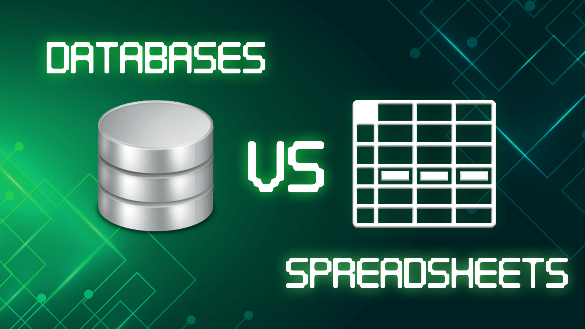 Databases Vs Spreadsheets 365 Data Science