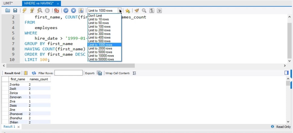 SQL Limit Statement How To And Alternatives 365 Data Science