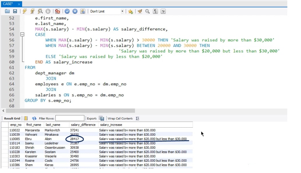 Sql date between