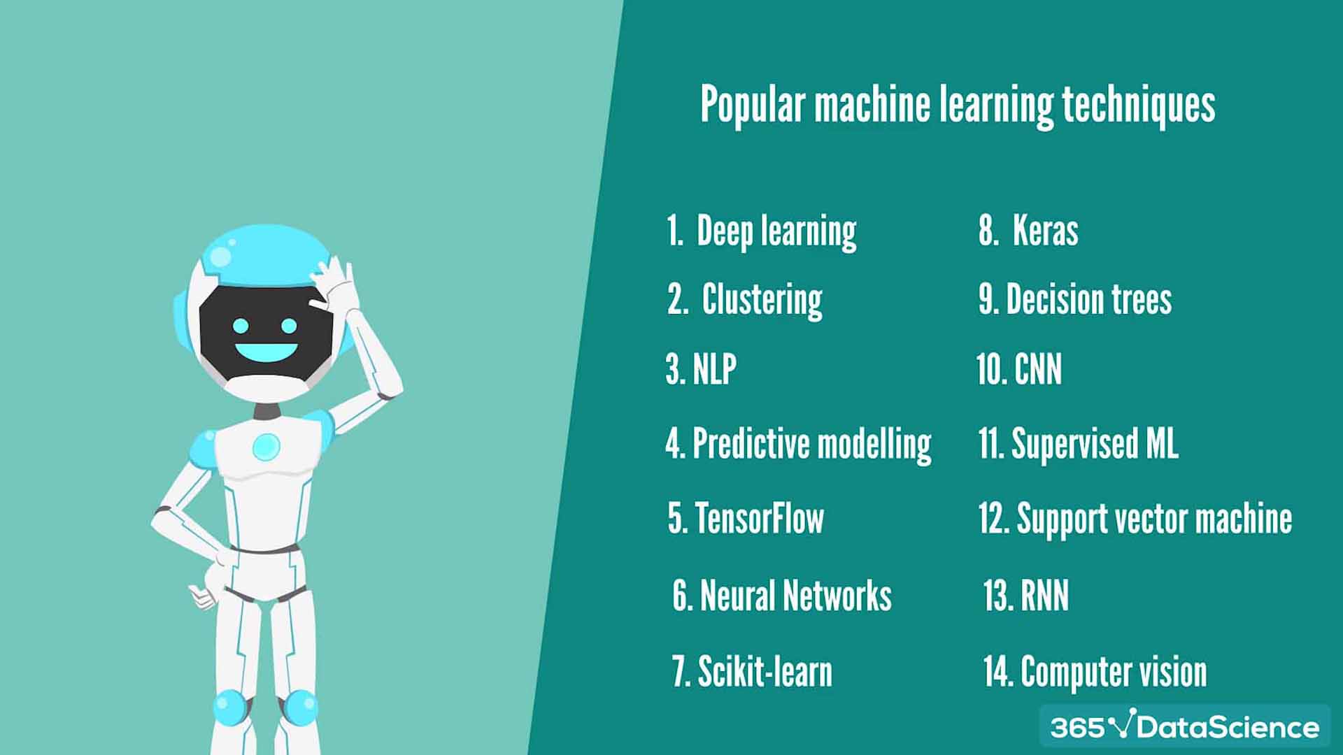 Popular machine learning techniques