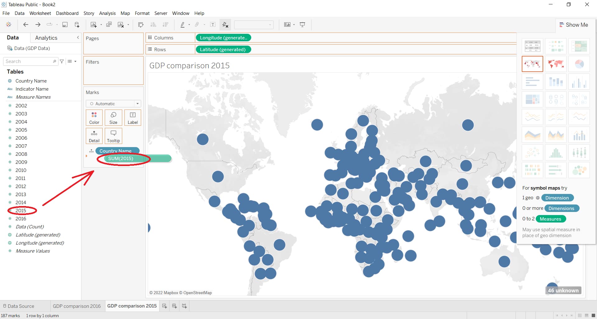 add new feature to tableau public worksheet