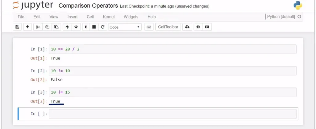 Comperison Operators 3