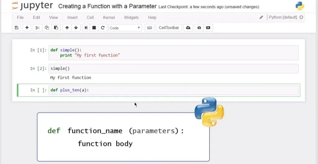 Creating a Python Function with a Parameter