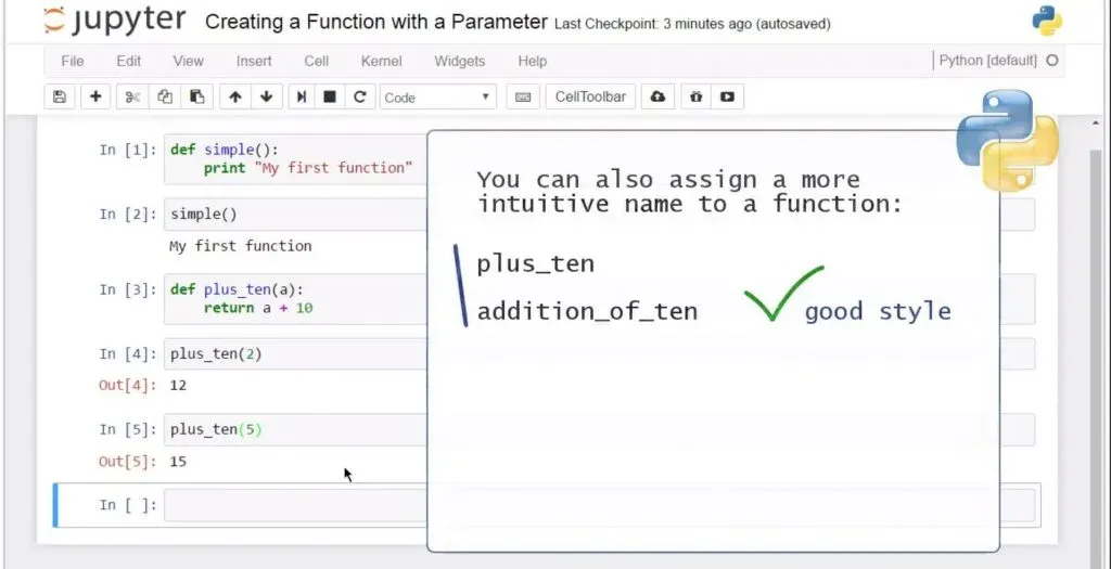 Creating a Python Function with a Parameter: good style