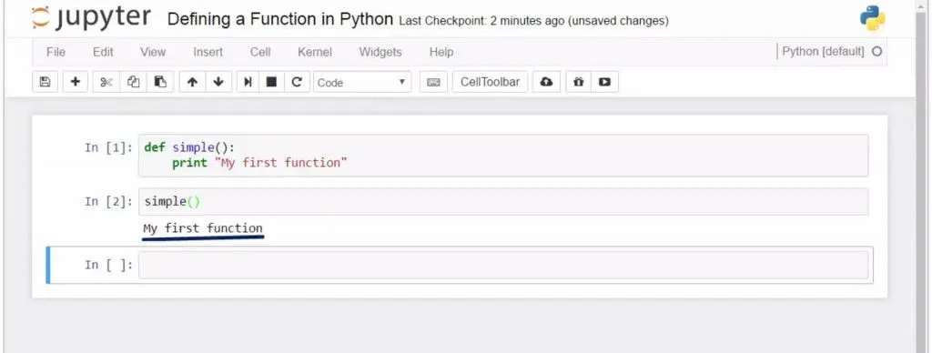 Define c in python