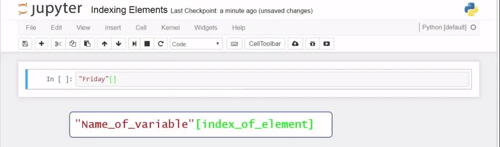 Basic Python Syntax - Indexing Elements in Python