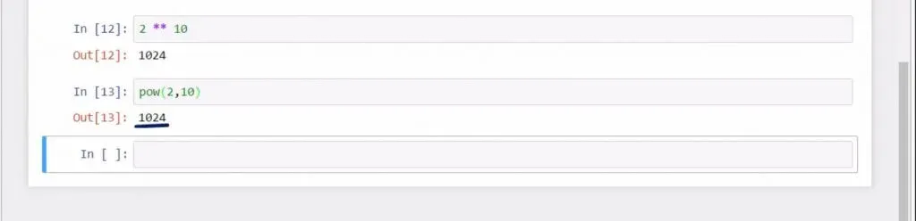Built-In Python Functions: pow function