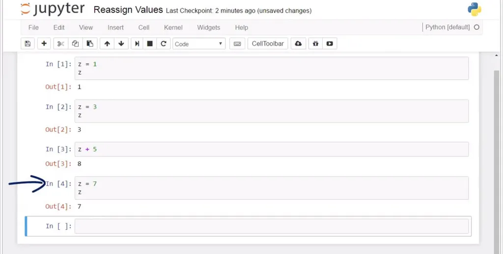 Basic Python Syntax - Reassign Values