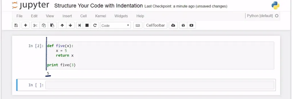 Structure Your Code with Indentation in Python 5