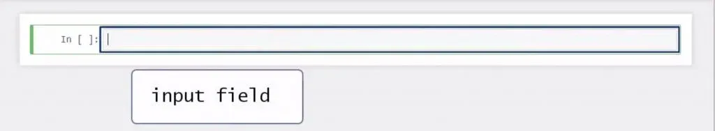 An input field in the Jupyter Dashboard