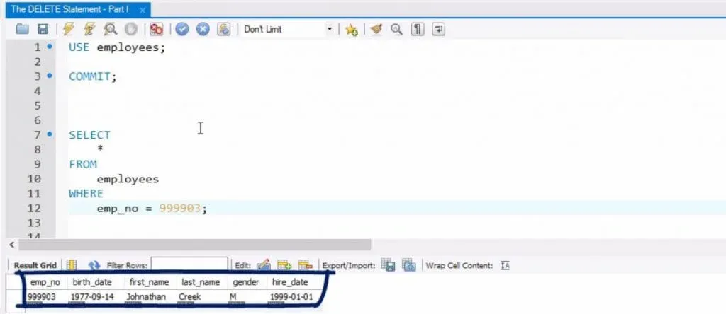 SQL DELETE Statement - How to safely remove records from a database | 365  Data Science