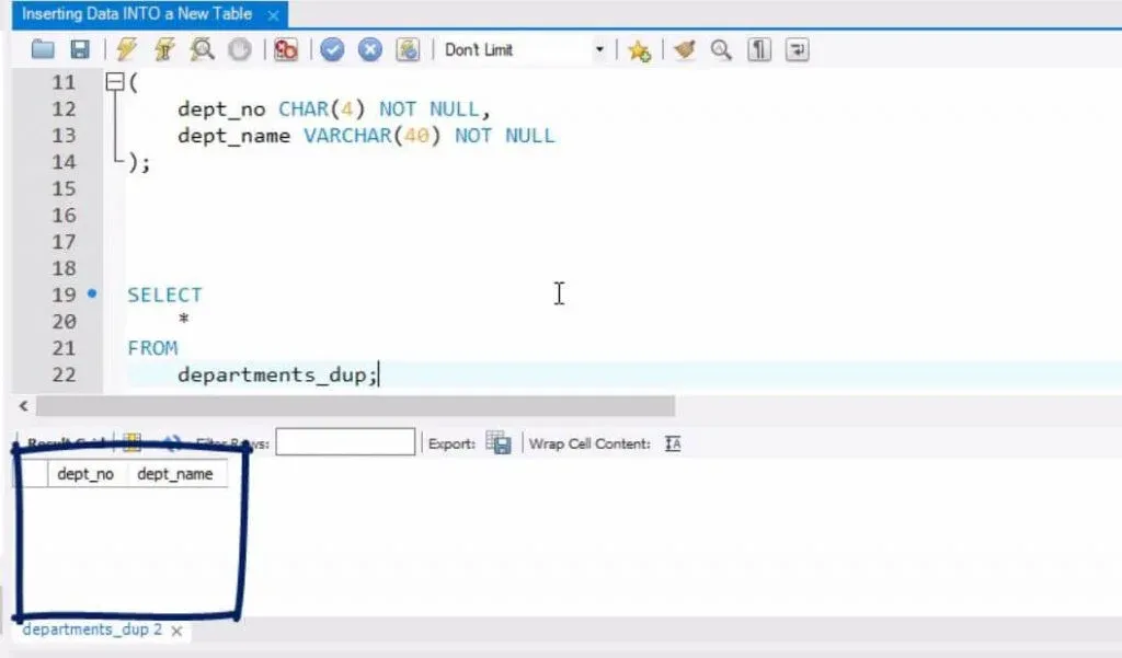 SQL INSERT Statement in a bit more detail