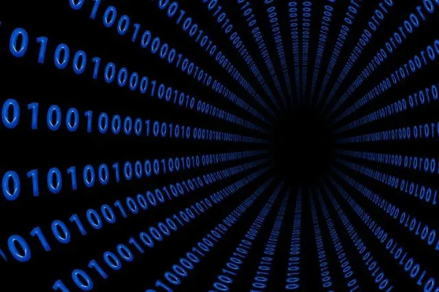  binary language represented by 0’s and 1’s