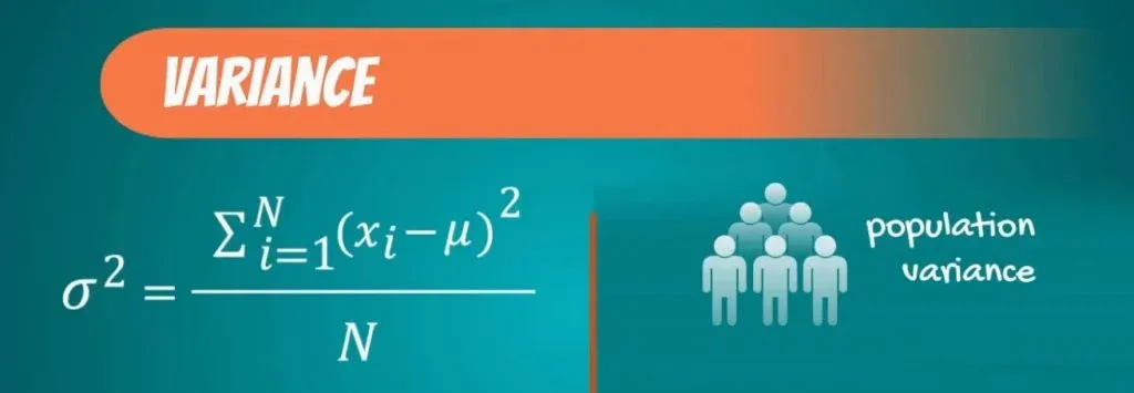 population variance-variability, coefficient of variation