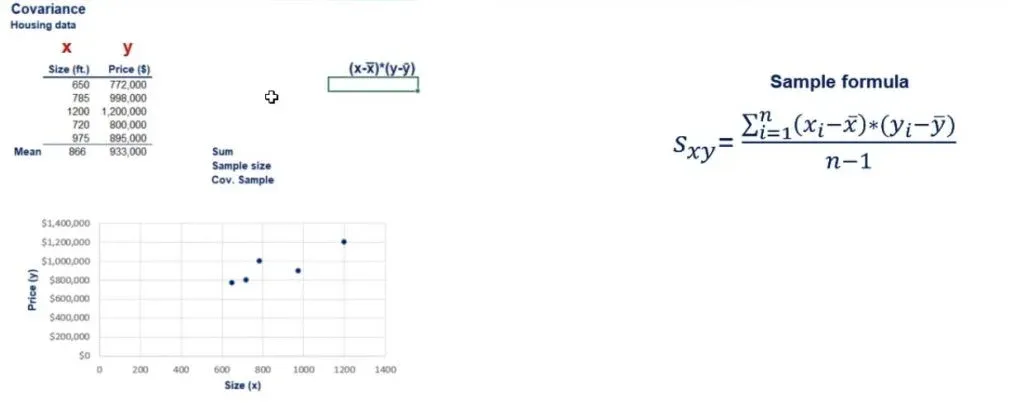 Compute the sample standard deviations