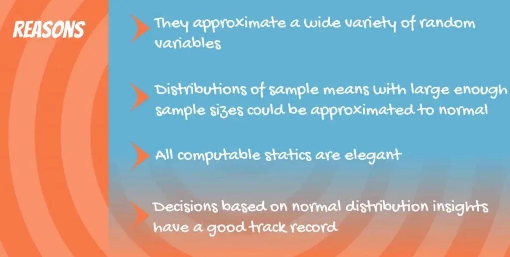 Reasons we focus on Normal distribution and student's T distribution of a dataset 