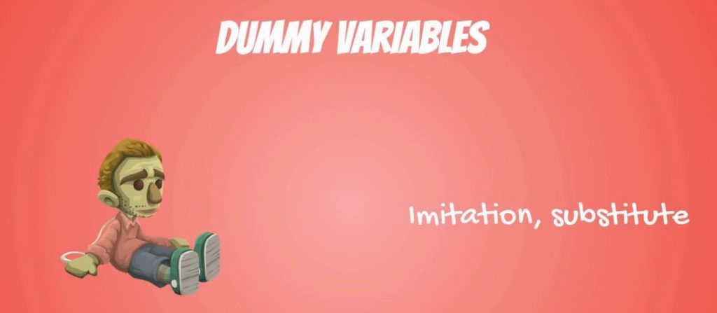 Dummy variable