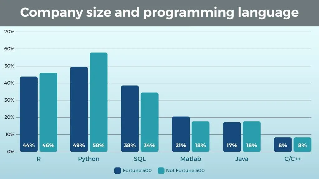 Company Size and Programming Language