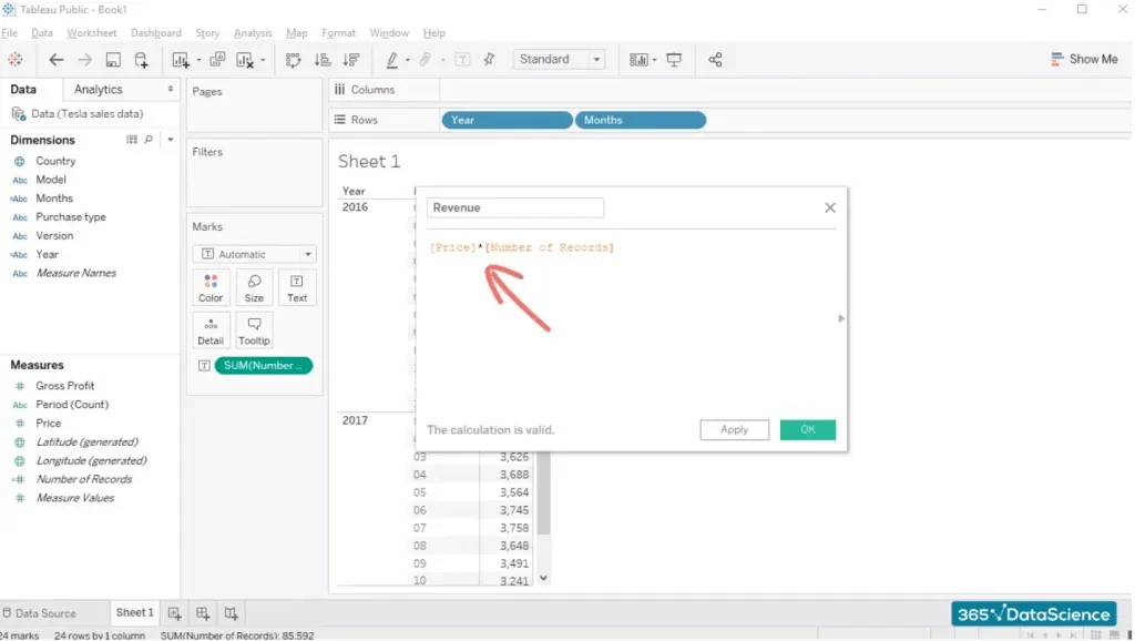 formula check, custom fields in tableau