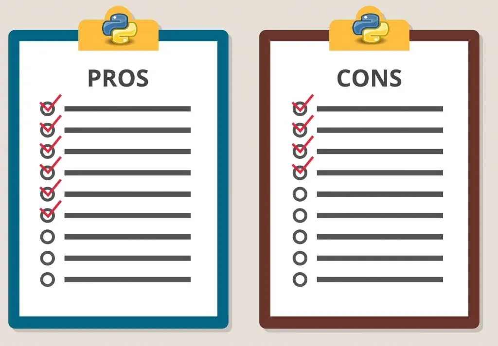 python language, python pros and cons