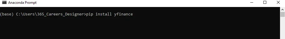 pip-install-yfinance-python