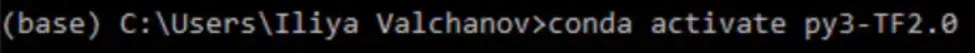 conda activare, python 3, TF2, TensorFlow2, tensorflow