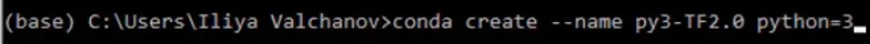 conda create --name py3-TF2.0 python=3, python 3, TF2, TensorFlow2, install tensorflow