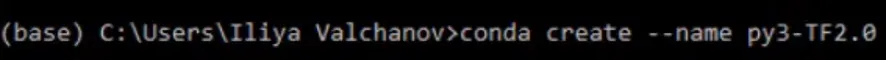 conda create --name py3-TF2.0, python 3, TF2, TensorFlow2, install tensorflow 2