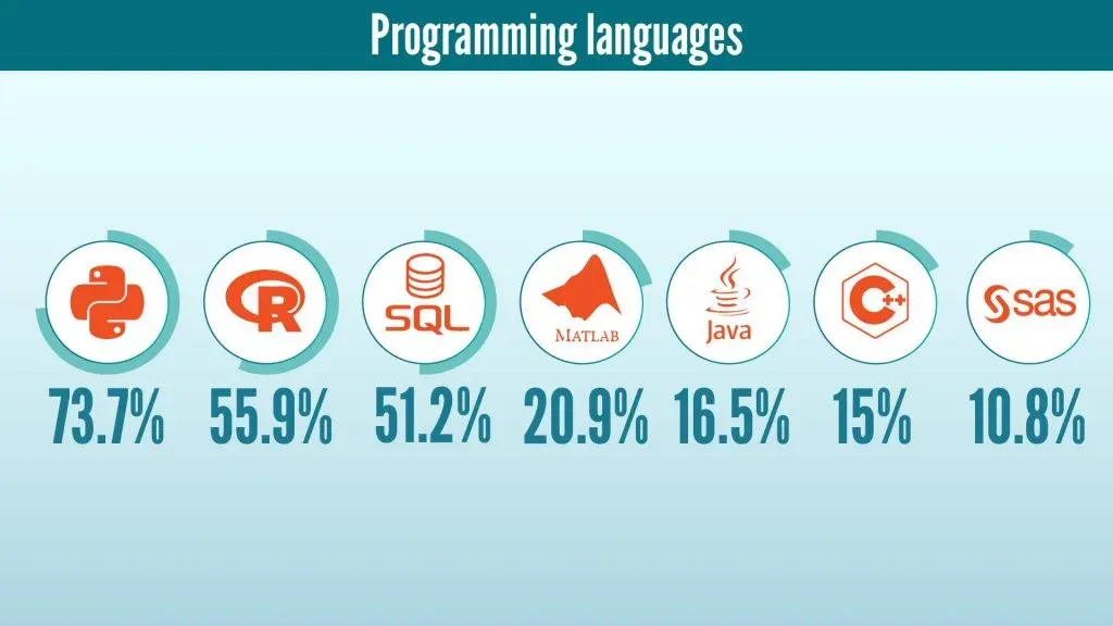Programming languages of Data Scienists in 2020