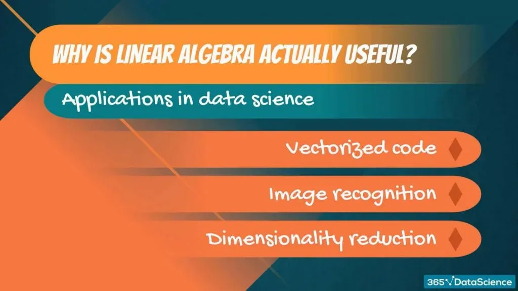 linear algebra in data science