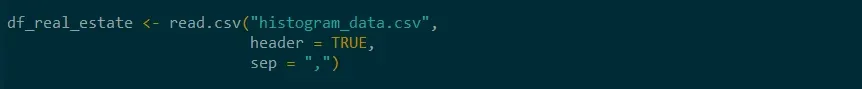 GGPlot2 histogram example: loading the data set