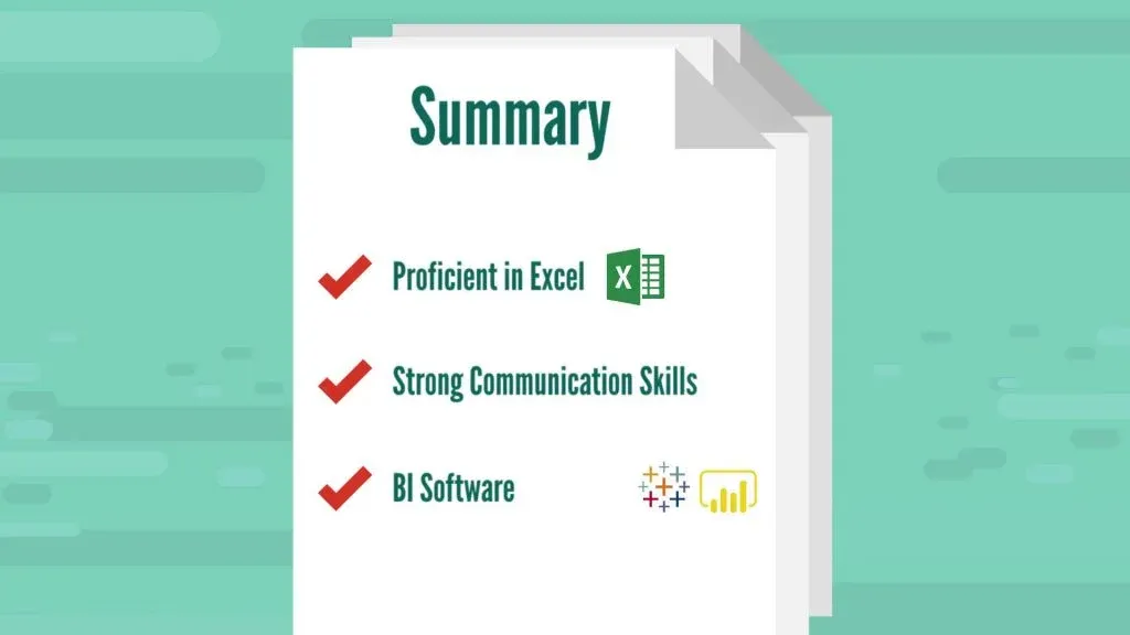 Business analyst summary of job requirements