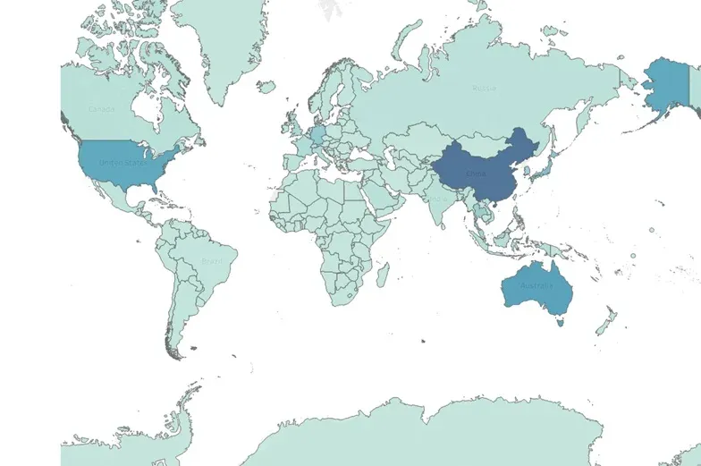 Map data visualization project idea