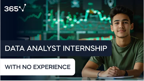 A thumbnail of a YouTube video with a boy and a title: Data Analyst Internship with No Experience.