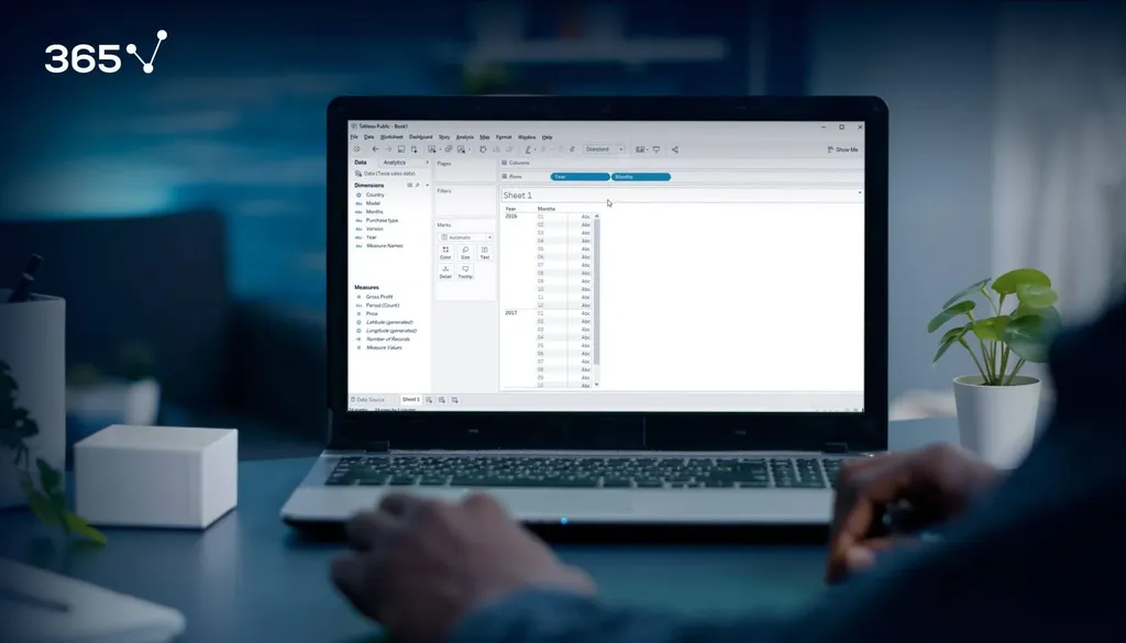 tables in tableau, create a table in tableau