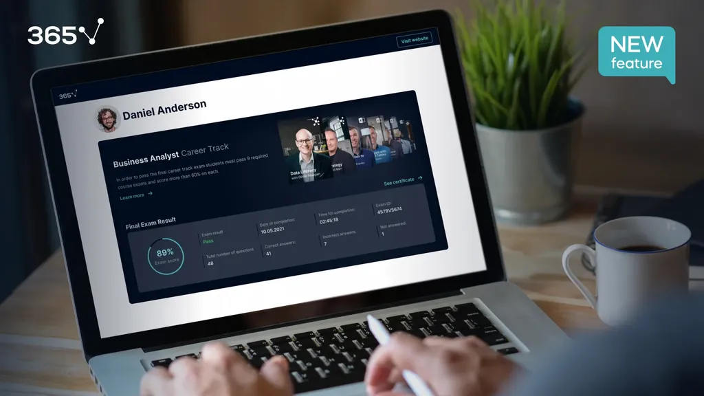 New Feature in 365 Data Science: Exams