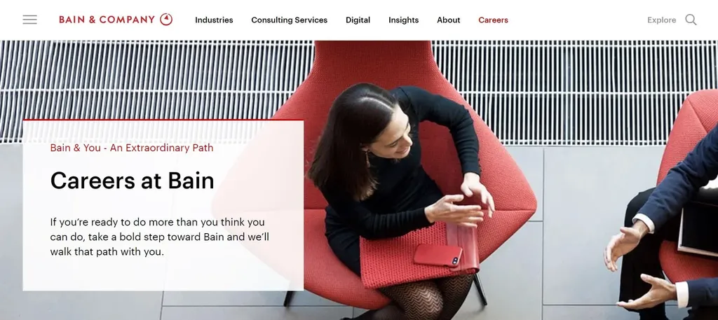 bain company career page