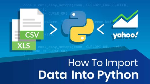 How To Import Data Into Python?