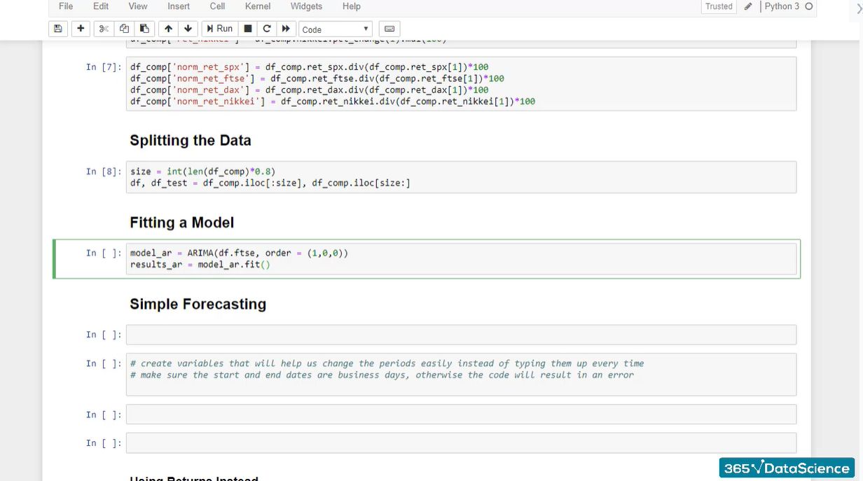 Time Series Forecasting In Python: A Quick Practical Guide | 365 Data ...