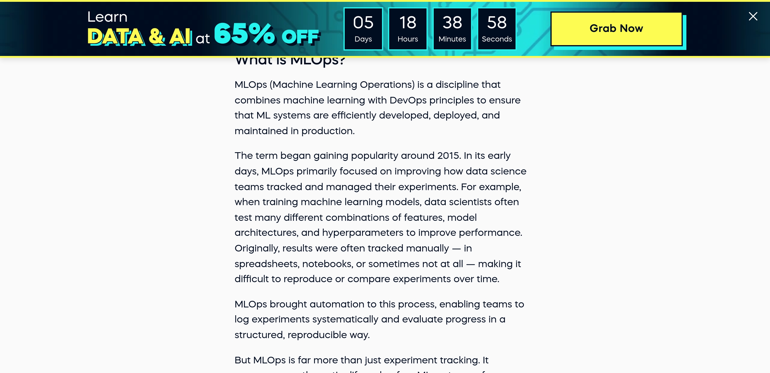 MLOps 101