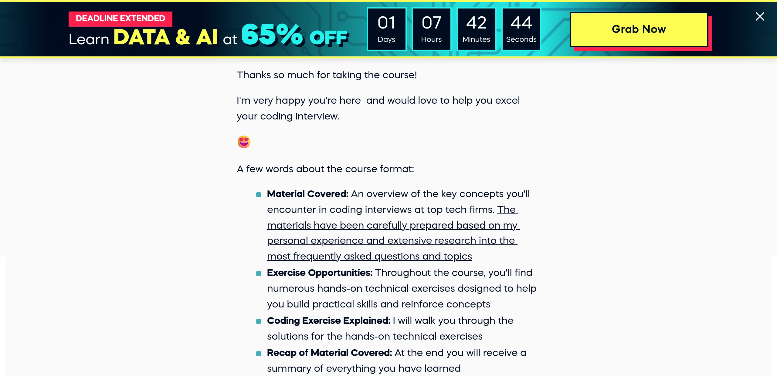 Course Format