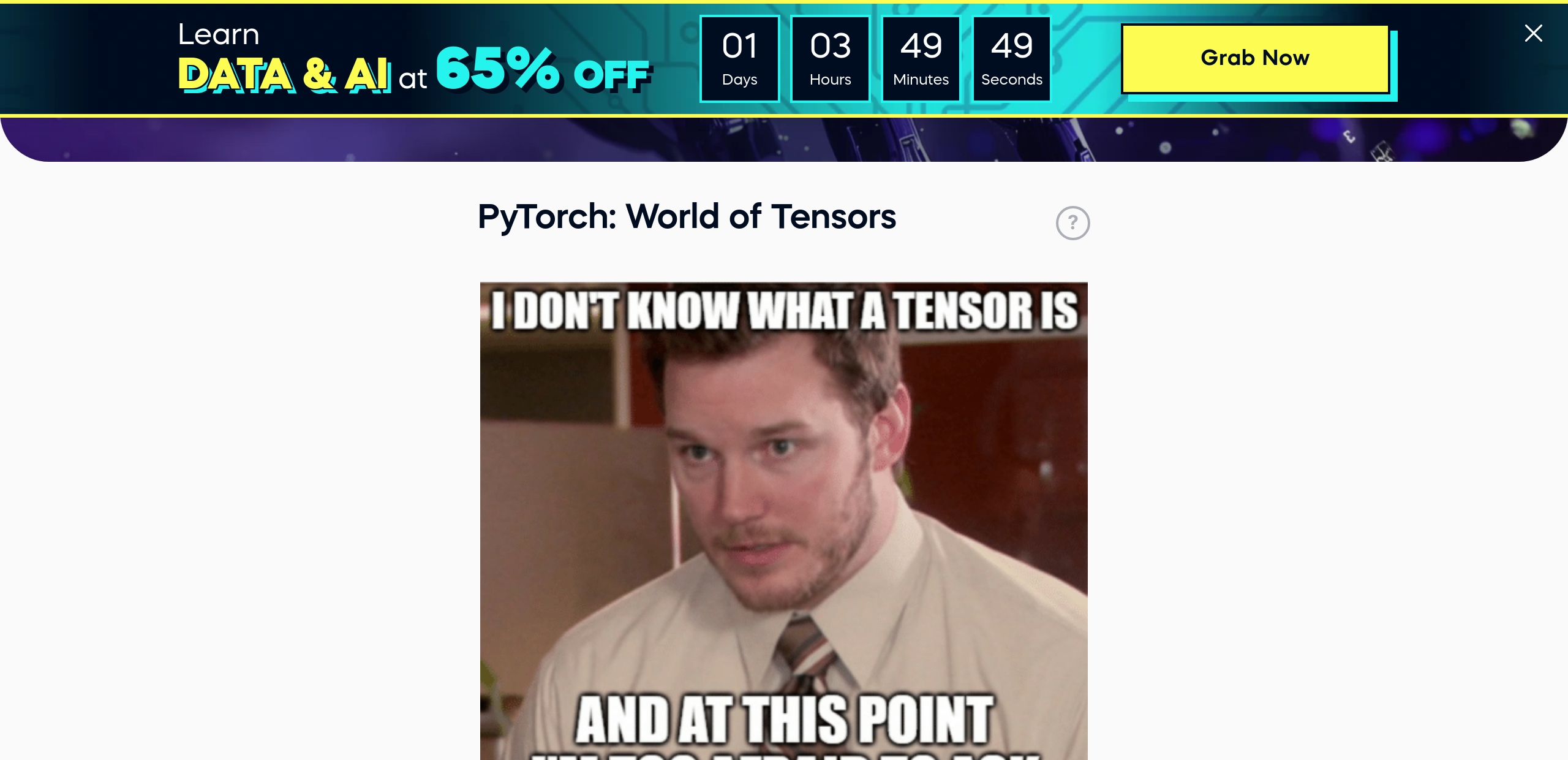 PyTorch: World of Tensors