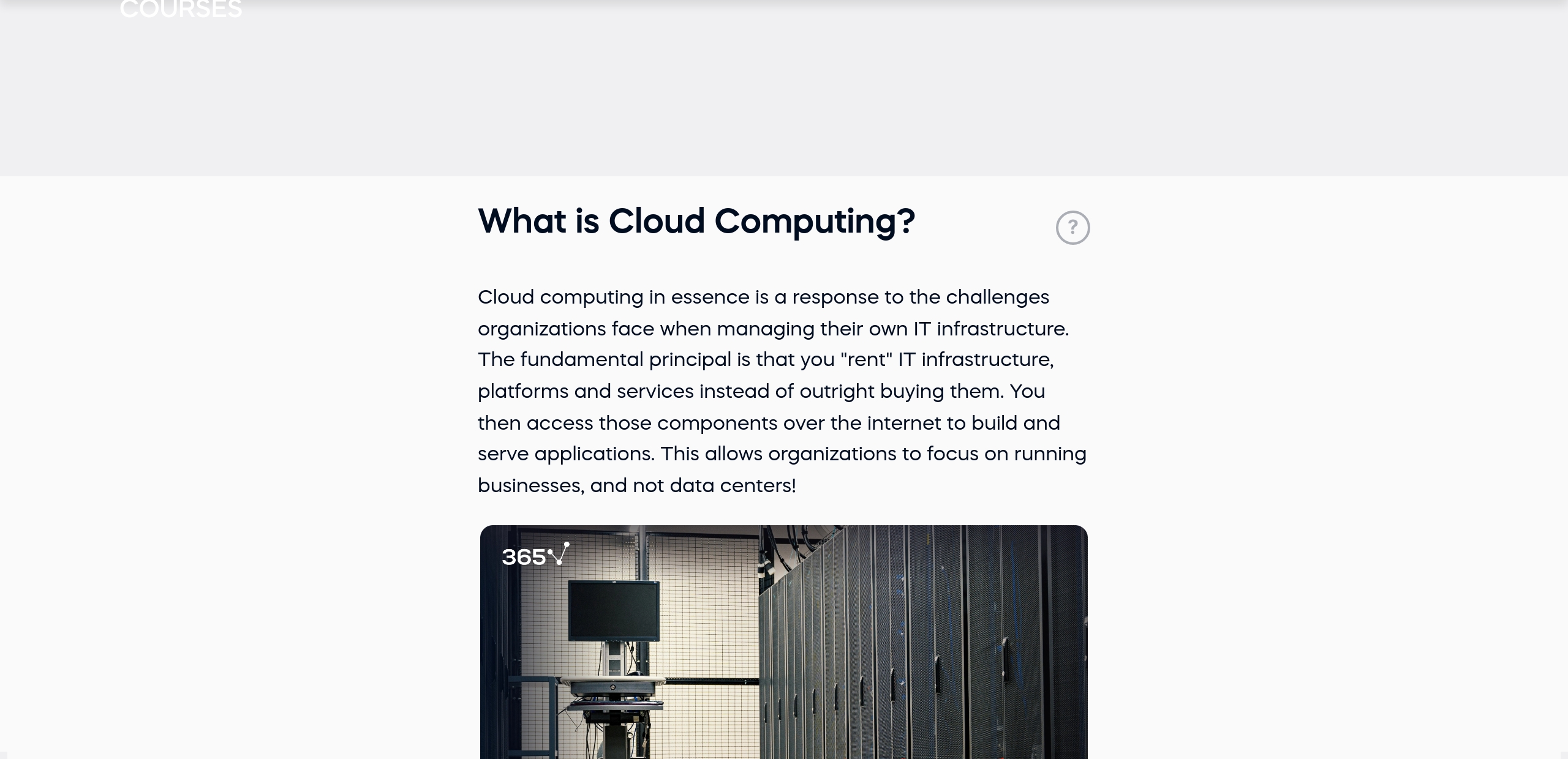 What is Cloud Computing?