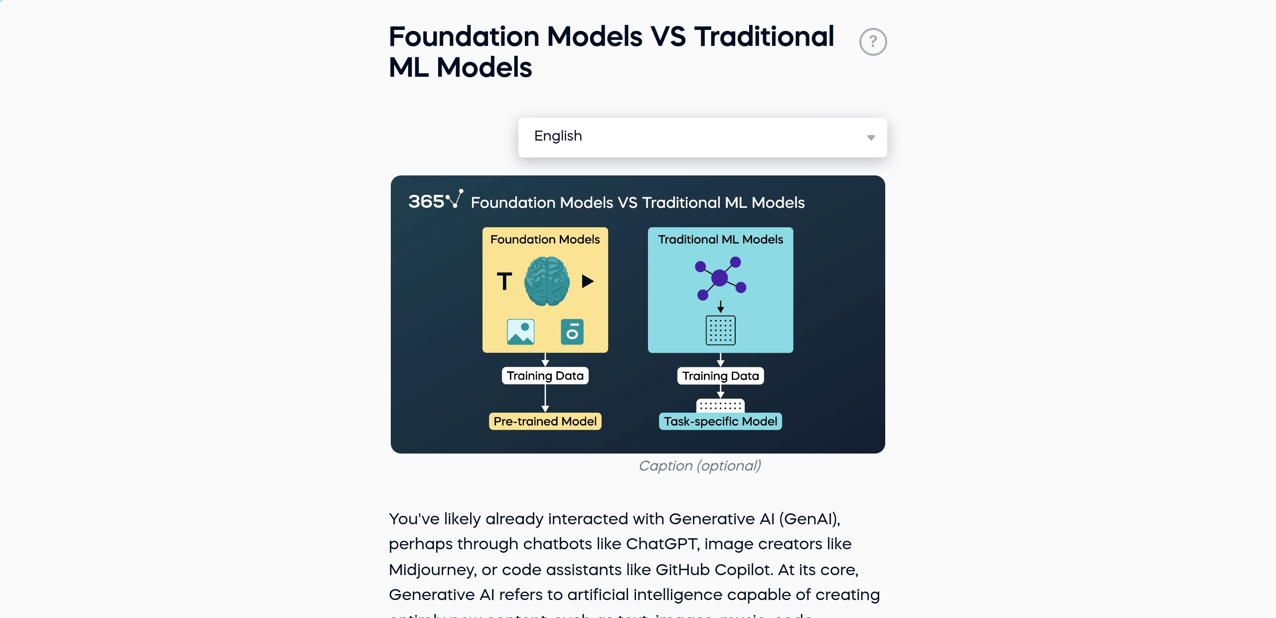 Foundation Models VS Traditional ML Models