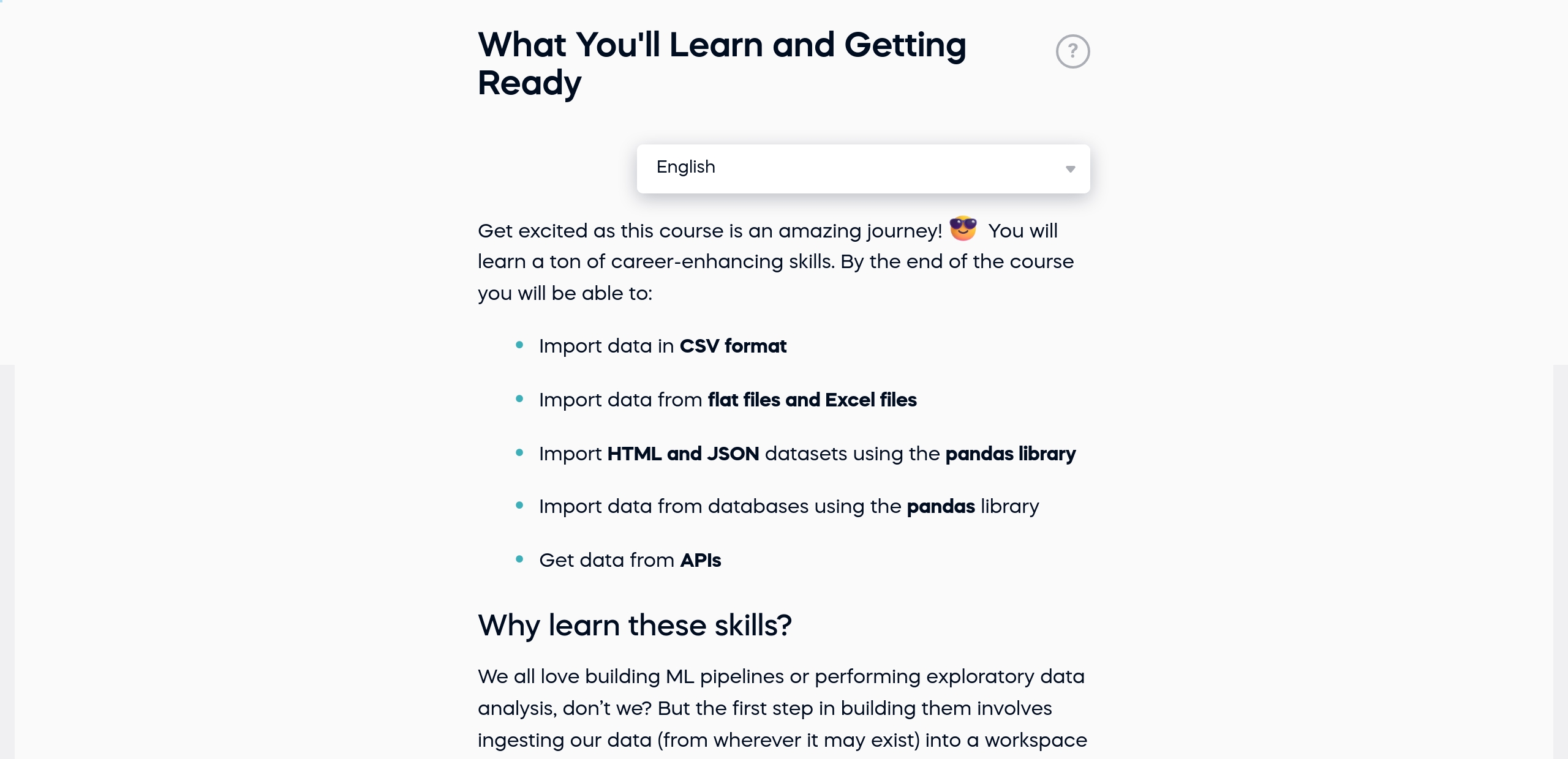 What You'll Learn and Getting Ready