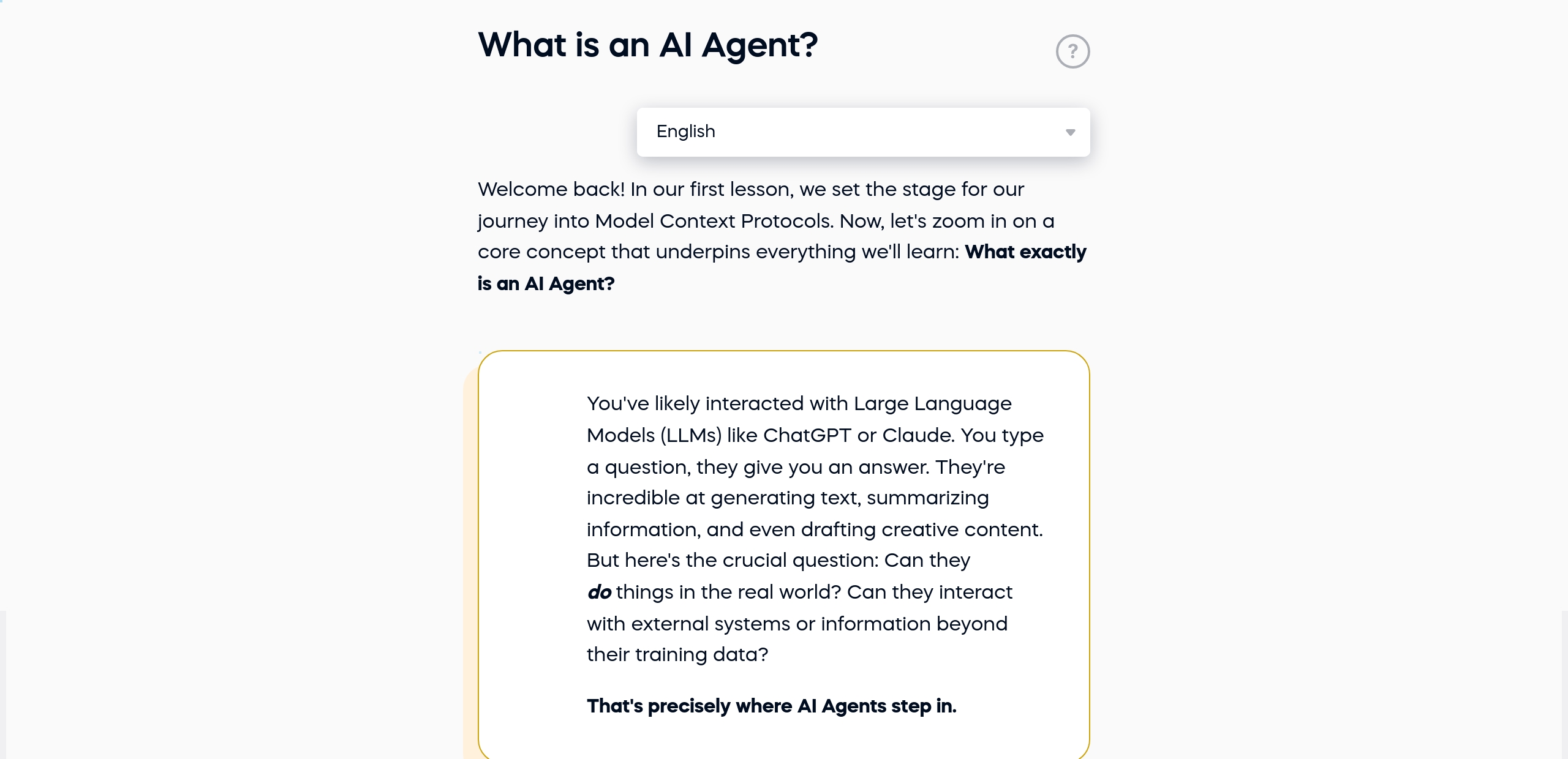 What is an AI Agent?