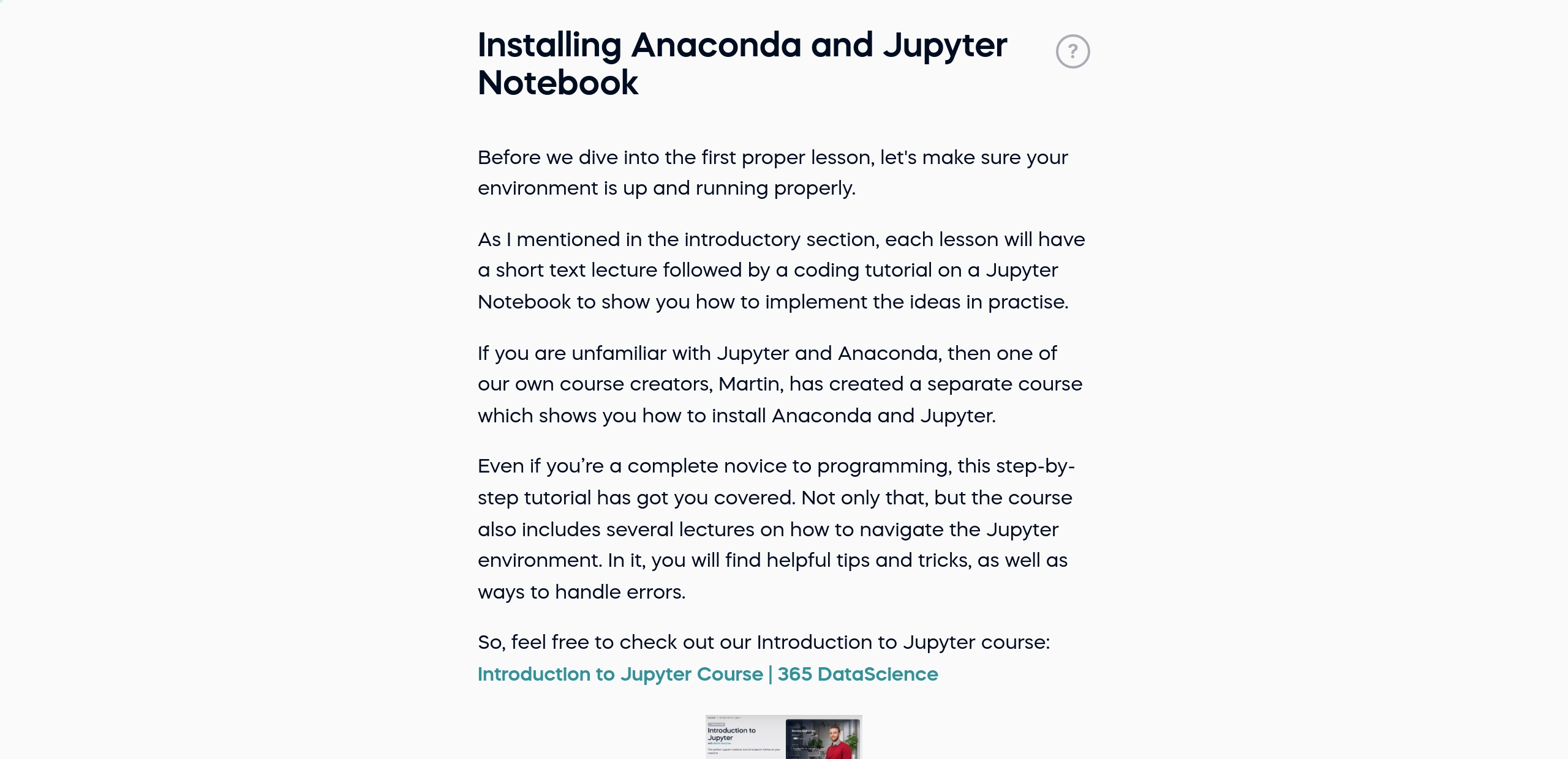 Installing Anaconda and Jupyter Notebook